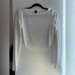 White Long Sleeve Tee